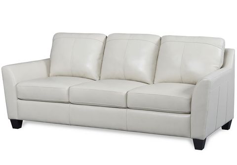 Chintaly Imports Sierra Two Piece Leather Match Sectional Sofa throughout How to choose the right white leather sofa for your living space