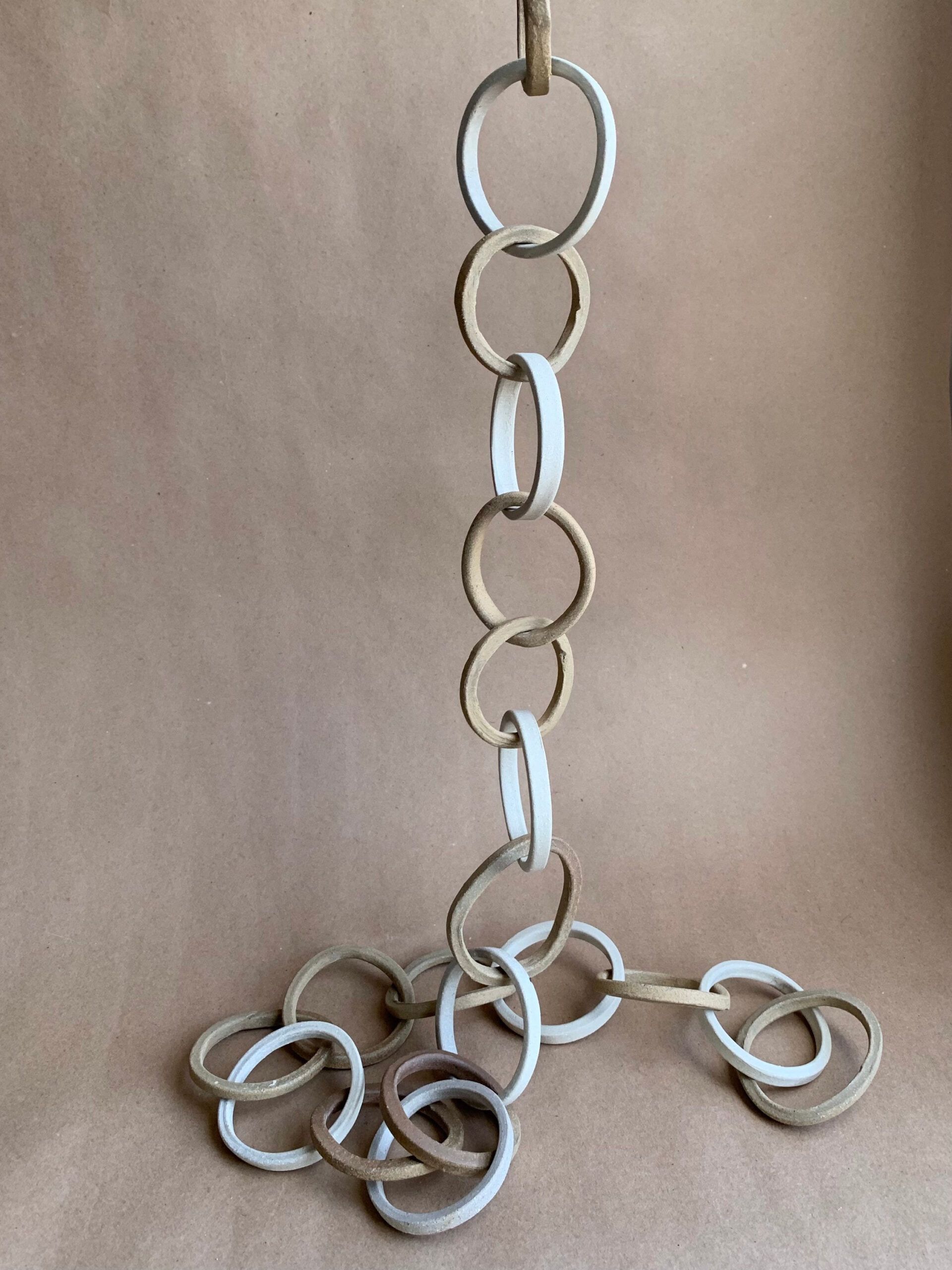 Clay Chain - Shades Of Tan - Etsy in Clay Chain - Round Edges