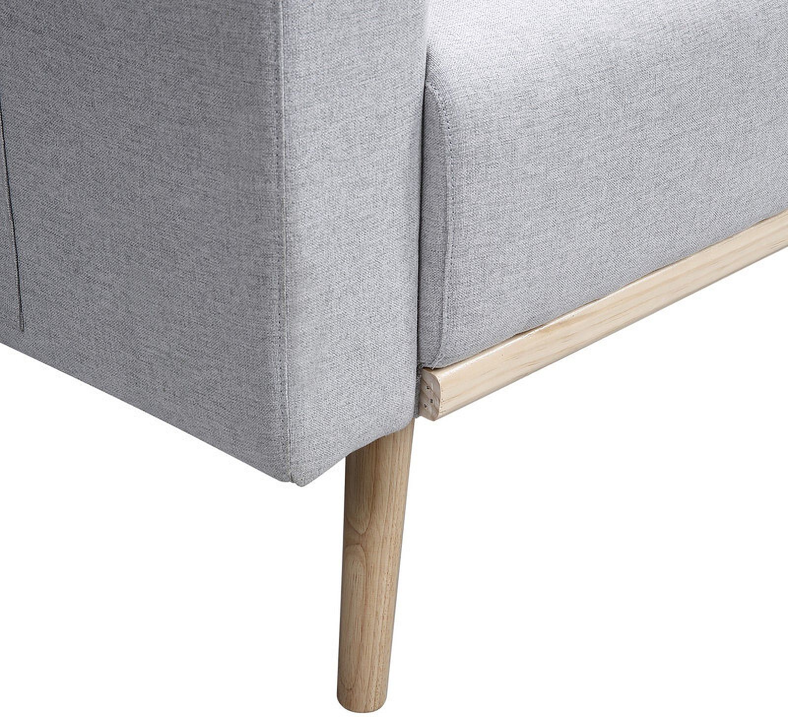 Easton Light Gray Linen Fabric Sofa Loveseat Living Room Set With Usb ... intended for Easton Light Gray Linen Sofa Loveseat Chair, Usb Charging Ports Pockets, Pillows