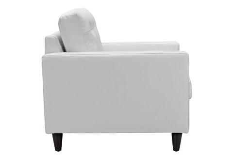 Empress Bonded Leather Armchair In White At Gardner-White for Understanding the craftsmanship behind white bonded leather armchairs