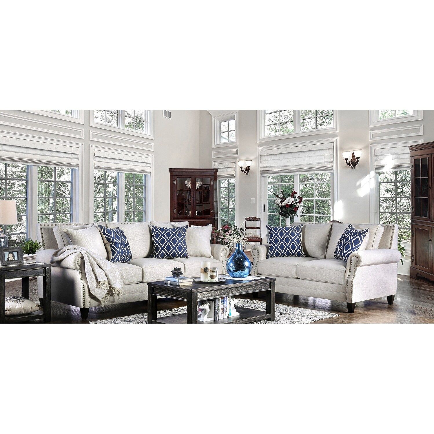Fabric, 2 Piece Living Room Sets - Bed Bath &amp; Beyond throughout Clawson 4 Piece Living Room Set
