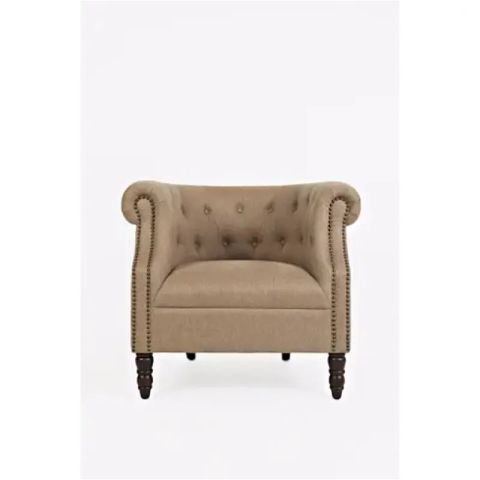 Grace-Ch-Chestnut Jofran Furniture Grace Tufted Accent Chair regarding Understanding the Artistry Behind Tufted Fabric Upholstery