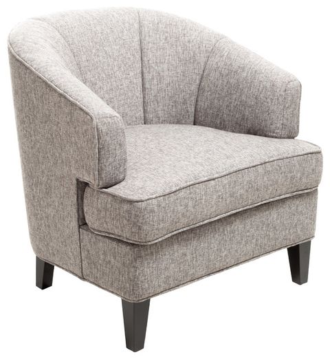 Gray Club Chair With Ottoman At Gabrielle Sutherland Blog with regard to Understanding the Artistry Behind Tufted Fabric Upholstery