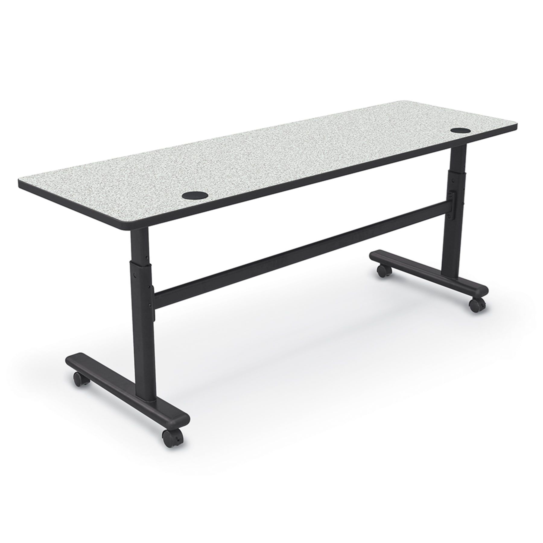 Height Adjustable 72&quot;W Flipper Table pertaining to Creating adaptable dining solutions with adjustable height 72 dining table