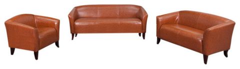 Hercules Diplomat Series Reception Set, Cognac - Contemporary - Living ... intended for Hercules Diplomat Series Reception Set