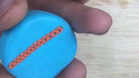 How To Sculpt Chains In Polymer Clay - Youtube with regard to Clay Chain - Round Edges