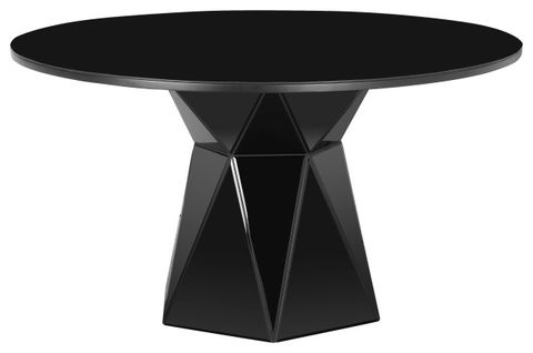 Iris Glass Dining Table - Contemporary - Dining Tables - By Tov ... in Iris Black Glass Dining Table