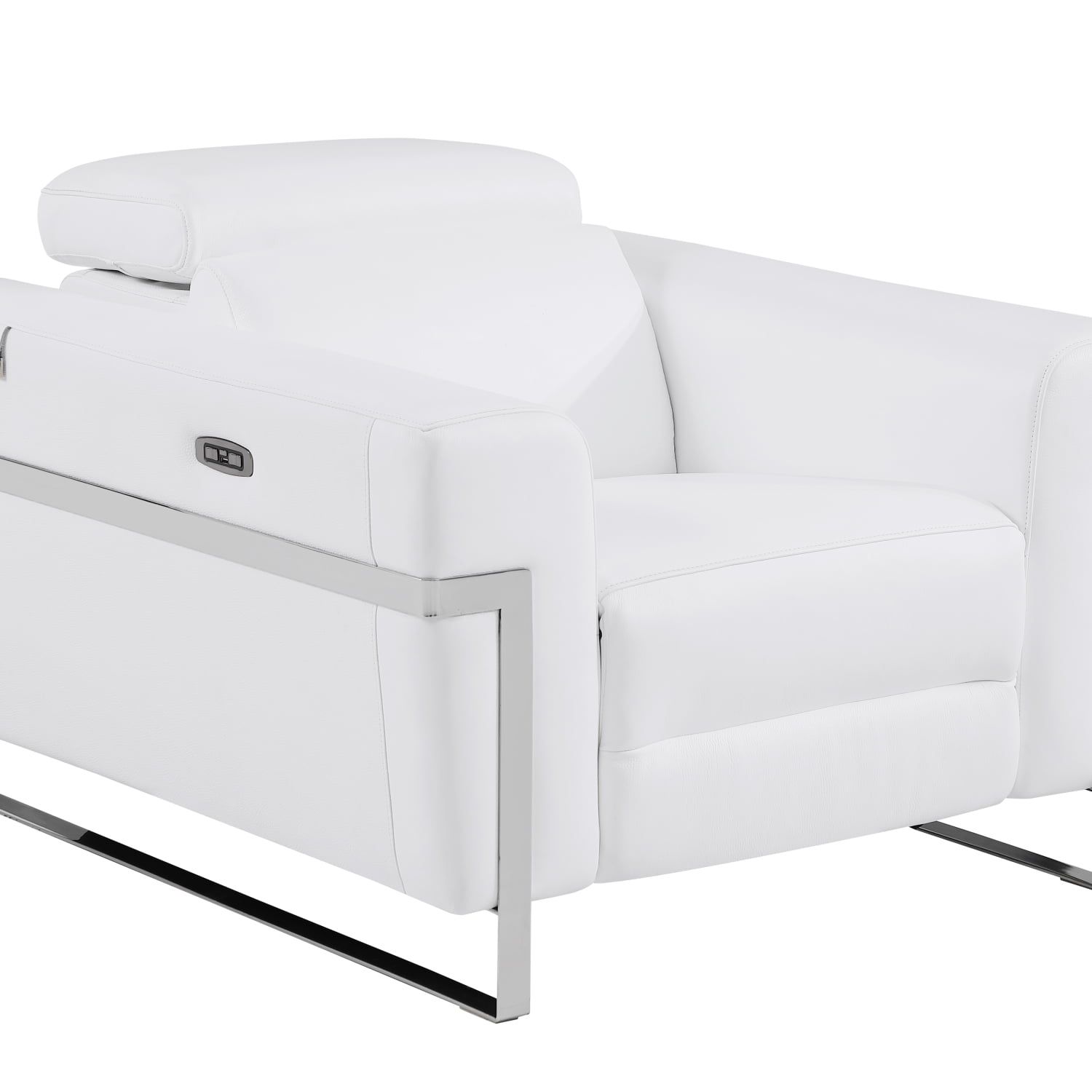 Italian Leather Power Recliner Top Grain Luxury Chair Comfortable ... inside Marco Top Grain Italian Leather Power Reclining Chair