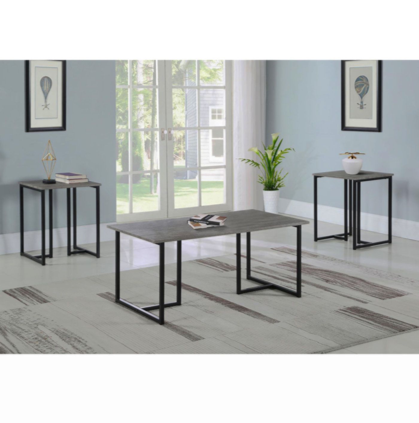 Latitude Run® 3-Piece Occasional Set | Wayfair throughout The Evolution of Pitman 3-Piece Occasional Sets in Modern Interior Design