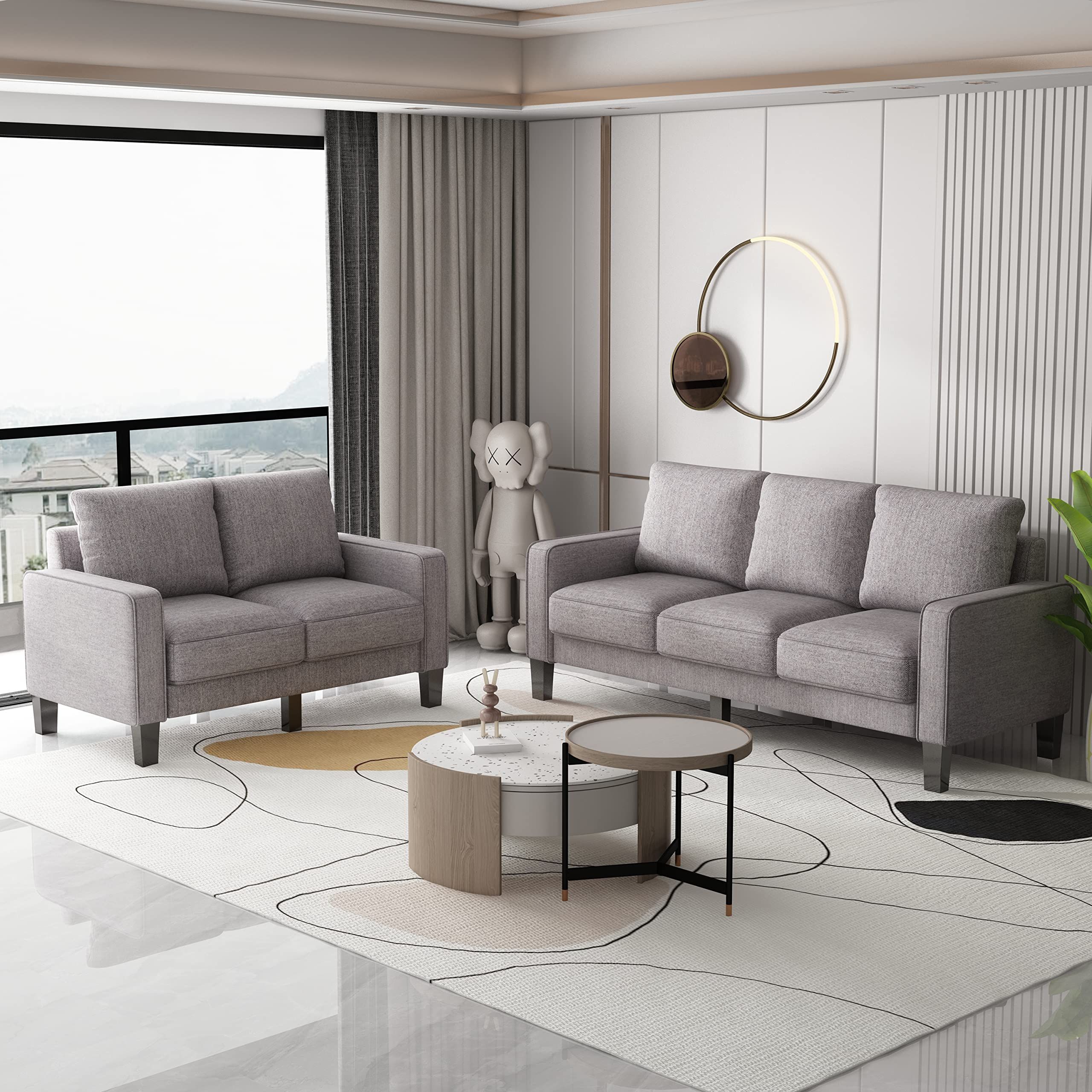 The Art of Choosing the Perfect 2-Piece Gray Sofa Set