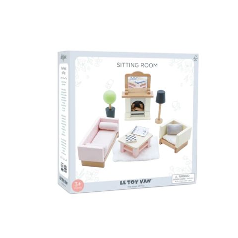 Le Toy Van Doll House Sitting Room Furniture New Version - Maison White for Understanding the Artistry Behind Dollhouse Living Room Pieces