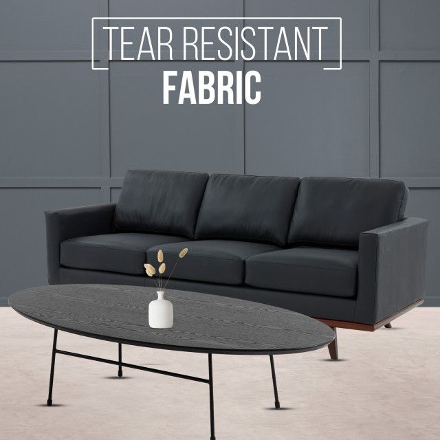 Leisuremod Chester Mid-Century 3-Seater Leather Modern Sofa ... pertaining to Leisuremod Chester Mid-Century 3-Seater Leather Modern Sofa