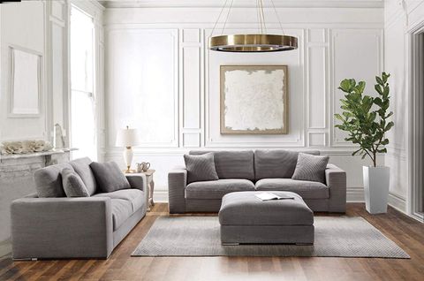 Light Grey Contemporary Sofa Living Room Couch Sofas Decoist Boscolo ... intended for The Art of Creating Cohesion with Light Gray Coast Living Room Set Set of 3
