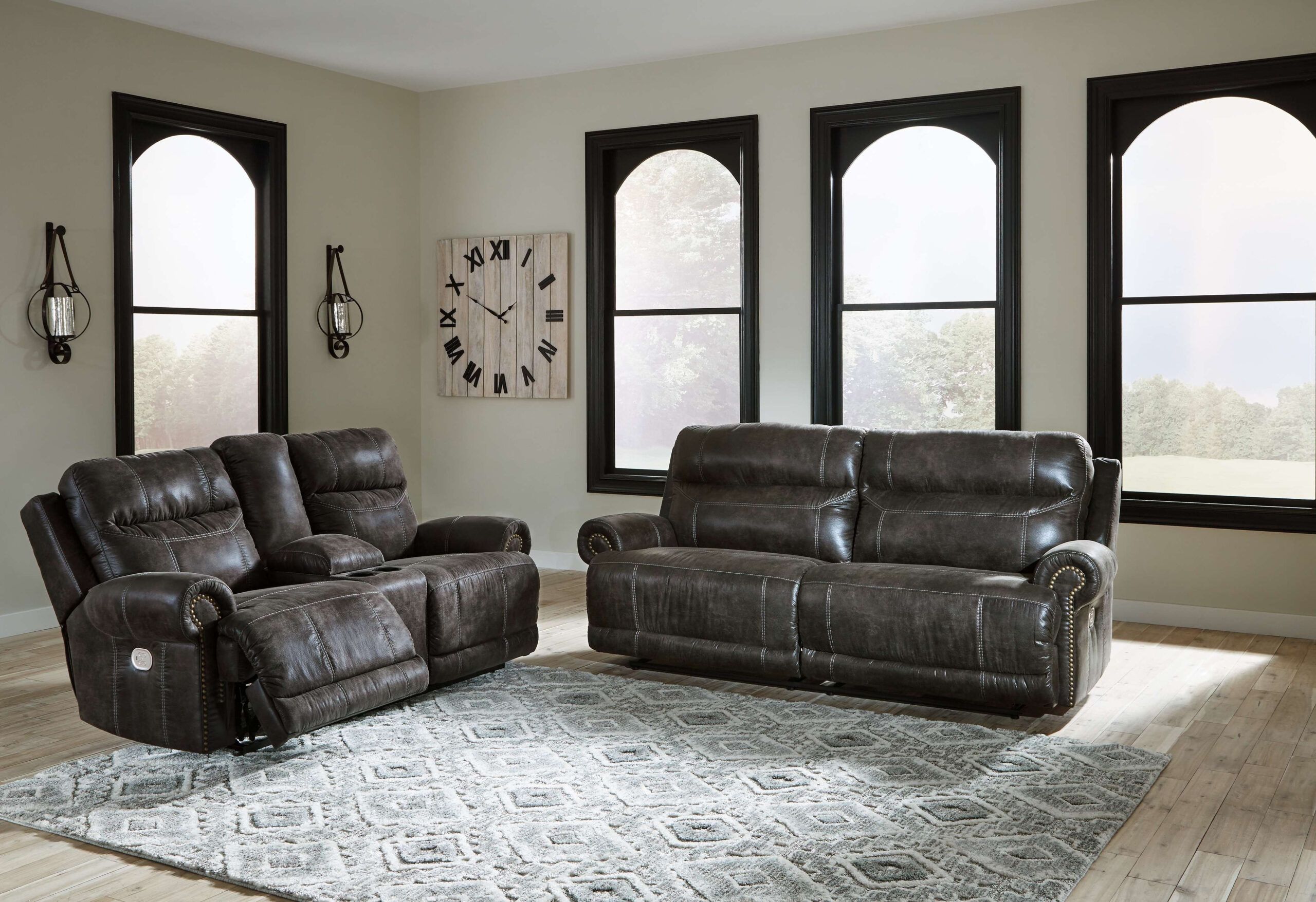 Living Room Living Room Sets Ashley Living Room 3 Piece Power Reclining ... intended for Estelle Power Reclining 3 Piece Living Room Set