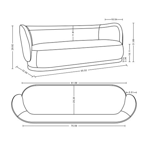 Manhattan Comfort, Contemporary Siri Sofa And Accent Chair Set Cream ... in The Art of Choosing the Right Manhattan Comfort 2-Piece Siri Sofa for Your Home
