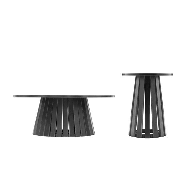 Understanding the Manhattan Comfort 2-Piece Layla Coffee and End Table Collection