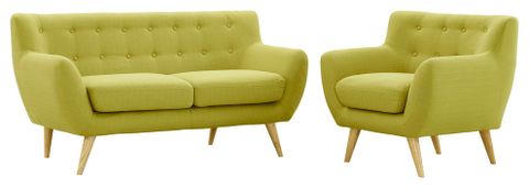 Modern Contemporary Living Room 2-Piece Set, Green, Fabric, Plywood ... for Maximizing Comfort and Style with Modern Contemporary Living Room 2-Piece Sets