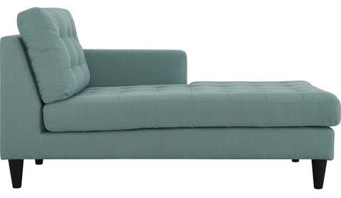 Modern Laguna Empress Right-Arm Upholstered Fabric Chaise, 63.5"Lx35.0 ... within Empress Upholstered Armchair, Laguna