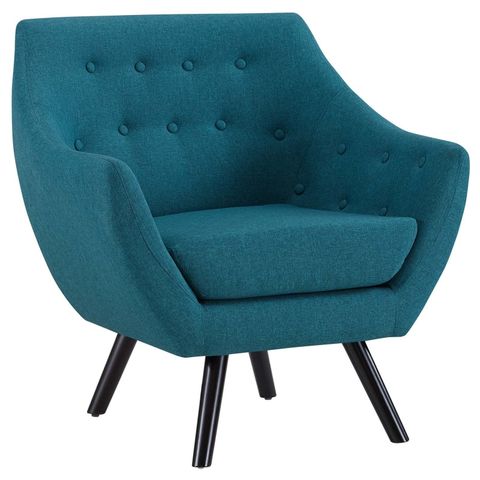 Modway Allegory Mid-Century Modern Upholstered Fabric Accent Arm Chair ... regarding Understanding Modern Furniture Trends Through the Lens of Teal Loft Armchairs