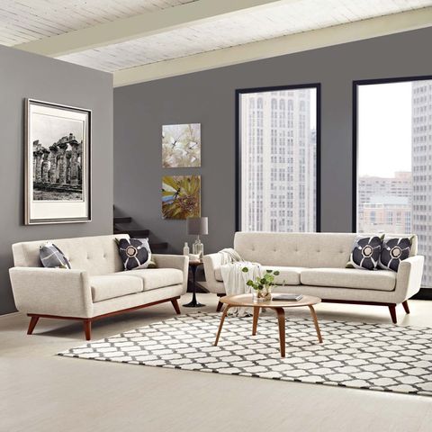 Modway Engage Loveseat And Sofa Set & Reviews | Wayfair intended for Engage Loveseat And Sofa Set Of 2 By Modway