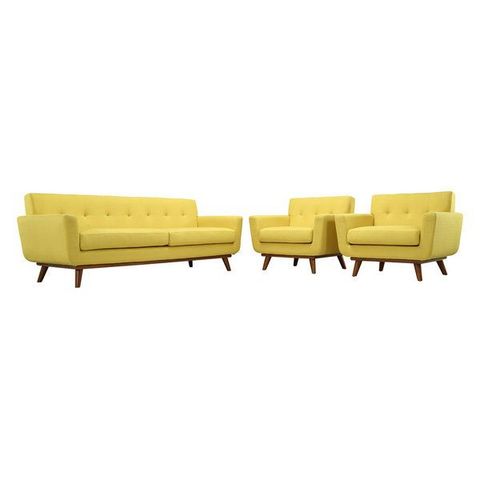 Modway Engage Sofa Loveseat And Armchair Set Of 3 Eei 1349 Dark Gray ... pertaining to Engage Armchairs And Sofa Set Of 3 - Gray