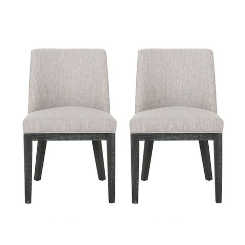 Noble House Elmore Light Gray And Weathered Gray Fabric Upholstered ... with regard to Mastering the balance between comfort and aesthetic in home seating