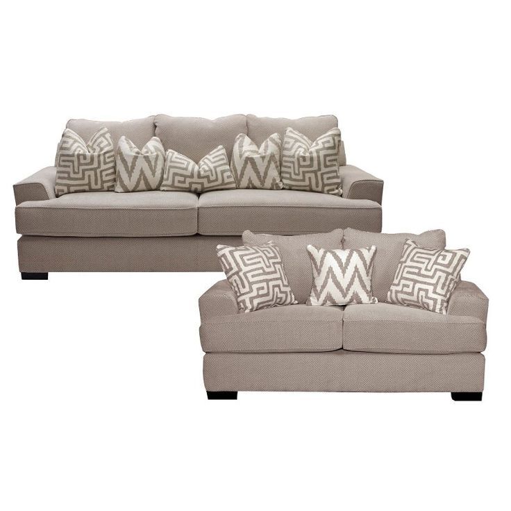 Oatmeal 2 Piece Living Room Set With Sofa Bed -... | Rc Willey | Living ... throughout The Complete Guide to Choosing Warner Oatmeal 2-Piece Long Sofa Set