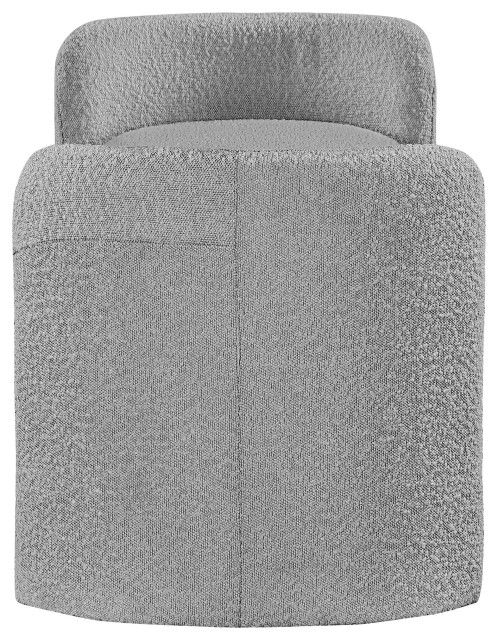 Peyton Boucle Fabric Upholstered Bench - Transitional - Upholstered ... with regard to Luka Boucle Fabric Upholstered Bench, Grey