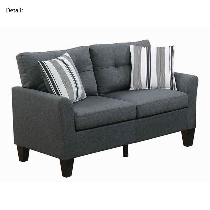 Red Barrel Studio® Living Room Furniture 2Pc Sofa Set Sofa And Loveseat ... throughout The evolution of polyfiber furniture materials and their impact on home comfort