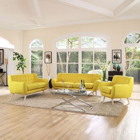 Remark 3 Piece Living Room Set By Modway with regard to Sunny Remark 2 Piece Living Room Set