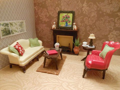 Renwal Dollhouse Furniture Living Room | Dollhouse Living Room ... inside Understanding the Artistry Behind Dollhouse Living Room Pieces
