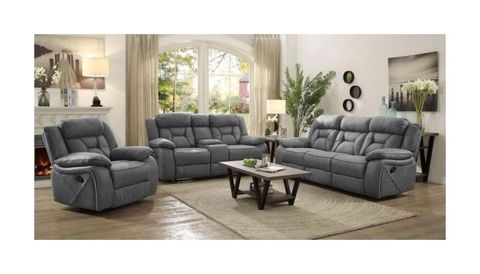 Troy Modern Recliner Living Room intended for Troy 3-Piece Living Room Set