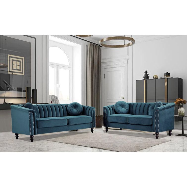 Usp Furniture 2 - Piece Living Room Set &amp; Reviews | Wayfair for Benzoni 2 Piece Living Room Set