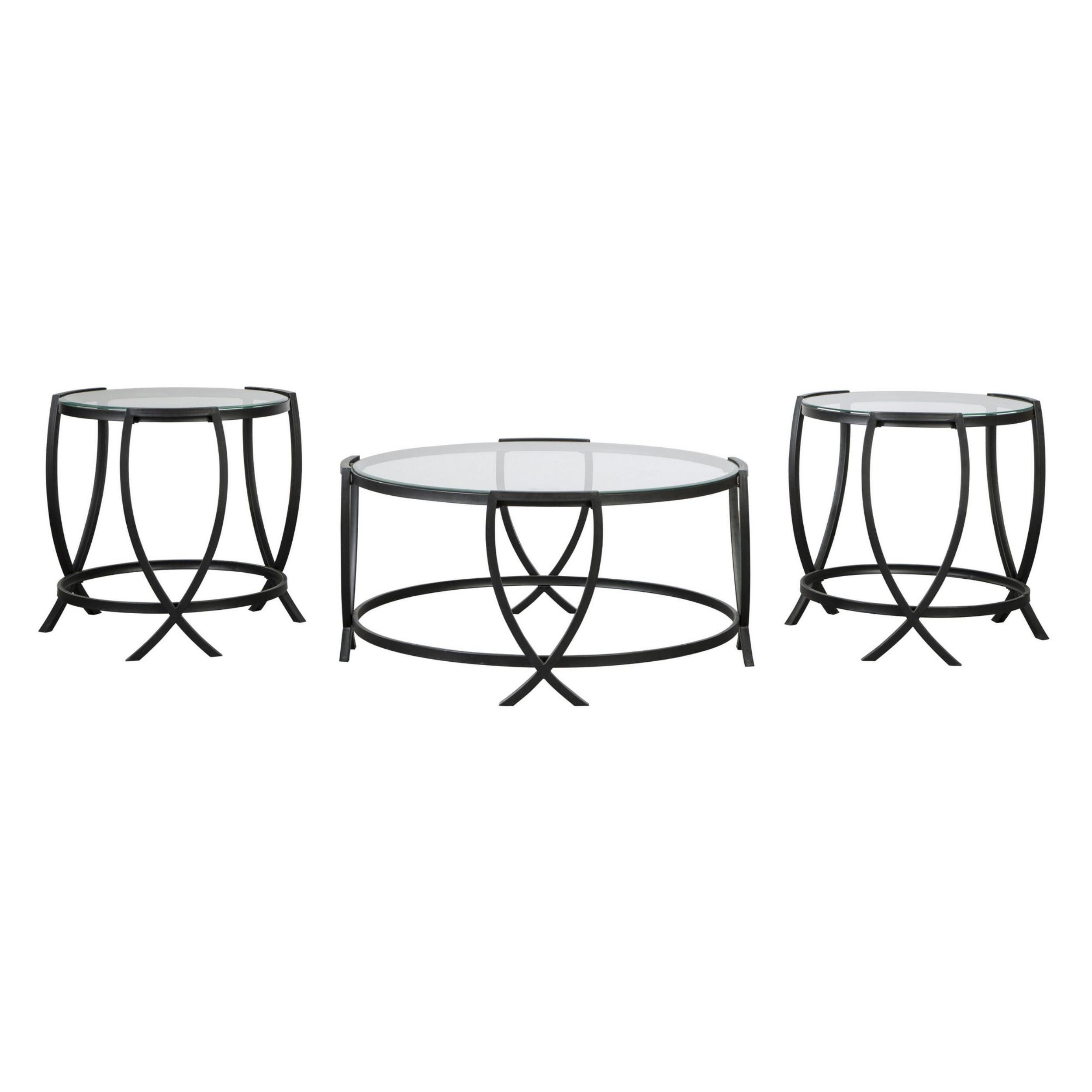 Wildon Home® Gurjinder 3 Piece Coffee Table Set | Wayfair intended for Trinidad 3-Piece Coffee Table Set