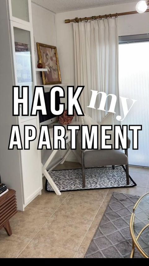 10+ Awesome Rental Hacks For Every Room & Budget You Need To Try ... inside Rental Friendly Apartment Hacks