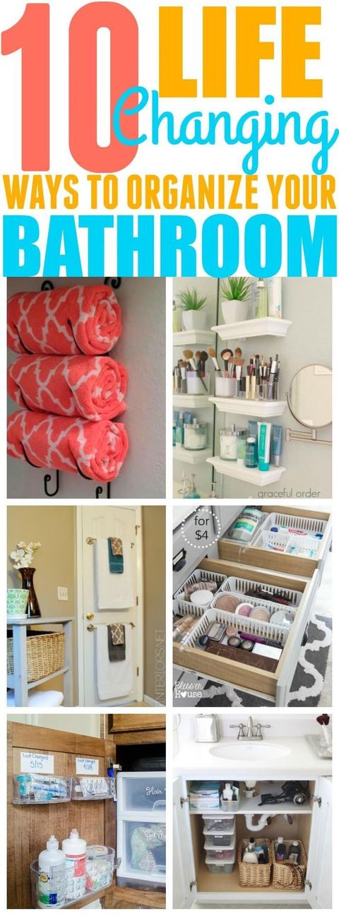 10 Brilliant Bathroom Organization Hacks - Forever Free By Any Means ... throughout Brilliant Spinner Bathroom Hack