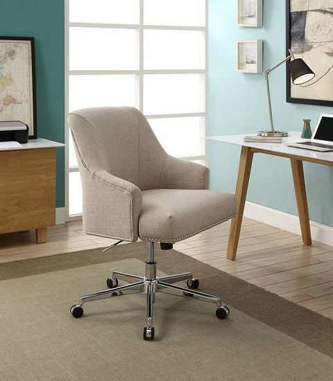 10 Comfy And Stylish Office Chairs - Chic Home Life inside Small Spaces Cozy Office Chair