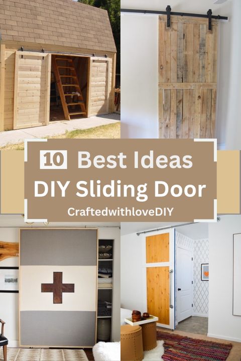 10 Easy & Stylish Diy Sliding Door Ideas Projects For Every Home ... inside Building a Custom Sliding Door Without Breaking the Bank