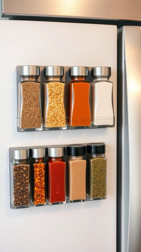 13 Creative Small Kitchen Storage Ideas To Maximize Space pertaining to The Magnetic Spice Rack Mistake That Cost Me $150 to Fix