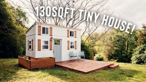 130 Sqft Tiny House Tour! | Full Airbnb Tiny Home Tour! - Youtube pertaining to 331 Sq Ft Tiny House Secrets I Wish Someone Had Told Me