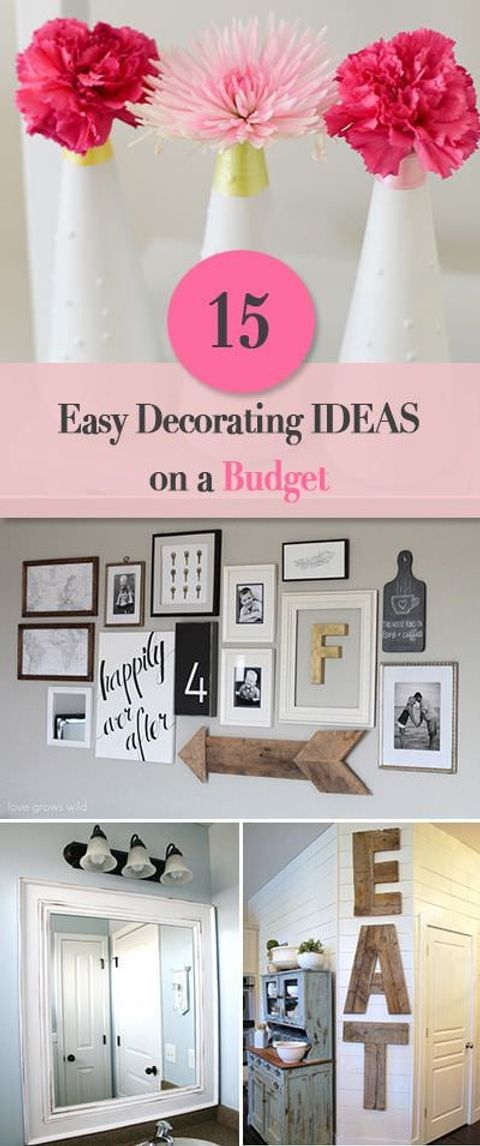 15 Easy Diy Home Decorating Ideas On A Budget • The Budget Decorator pertaining to Transform your space on a shoestring budget with DIY artwork decorating
