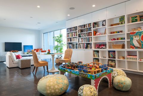 15 Fun Features For Family Rooms throughout Family Home Kids Room