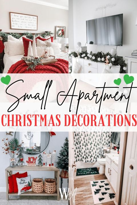 16 Small Apartment Christmas Decorations To Set The Festive Mood ... with Small apartment holiday decor tour maximizing holiday charm in minimal living spaces