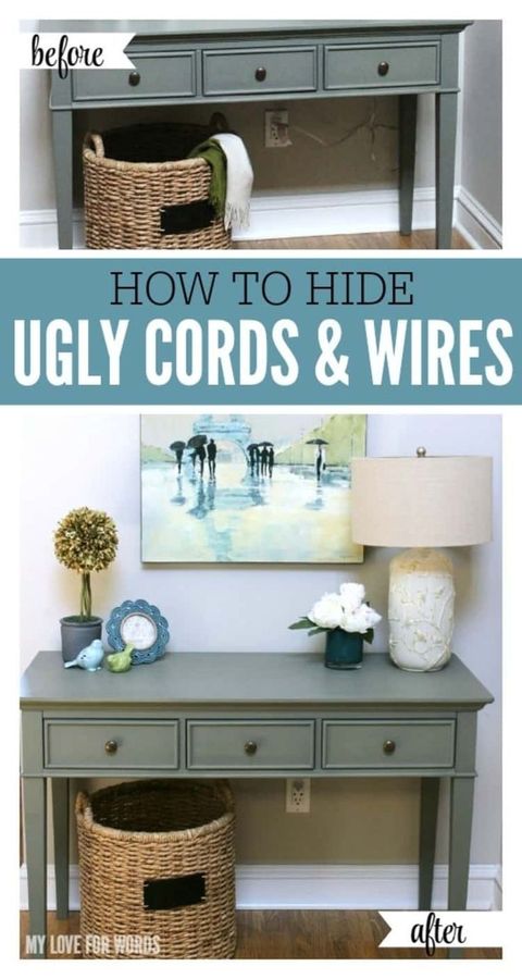 17 Clever Organization Ideas To Hide The Eyesores In Your Home | Hiding ... for Diy Eyesores Hide Clever