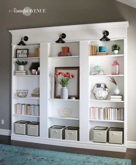 19 Ikea Billy Bookcase Hacks That Are Bold And Beautiful within Ikea Hack Billy Bookcase Creative