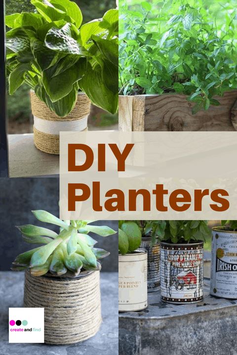 19 Ways To Make Your Own Planters regarding Creative ways to make planters without breaking the bank
