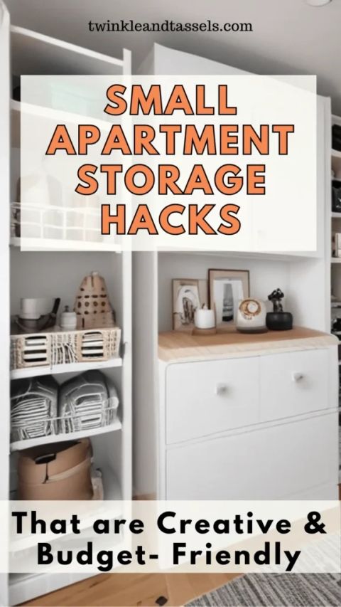 20+ Clever And Budget-Friendly Small Apartment Hacks For Storage ... pertaining to The Small Apartment Organizing Mistake That Cost Me $1,200 to Fix
