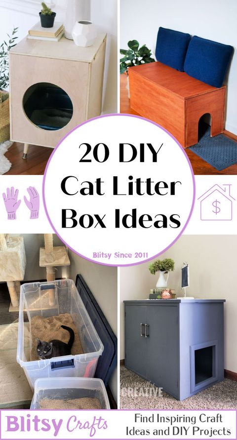 20 Diy Cat Litter Box Ideas + Hidden Litter Box - Blitsy pertaining to Diy Hide Litter Box Ideas