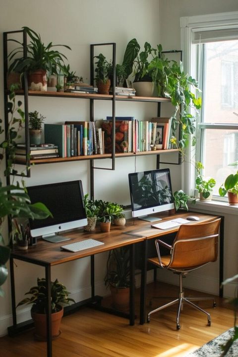 20 Double Desk Layout Ideas For Small Home Offices - H.m.g pertaining to Why Most Small Office Desks Don't Work (And What Actually Does)