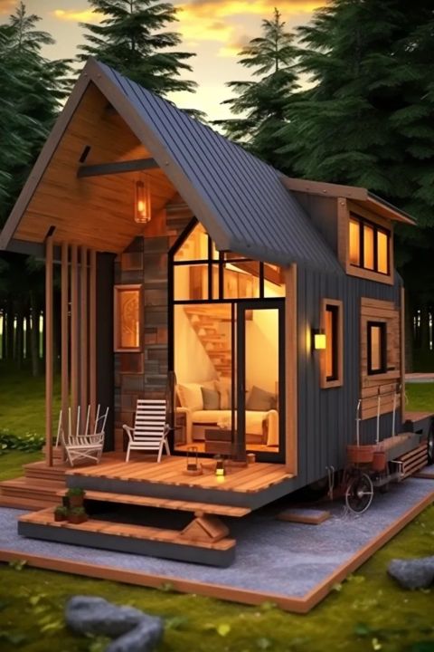 20 Incredible Luxury Modern Tiny Homes With Huge Windows And Decks ... with Real Stories Behind the Tiny House Smart Design Tour Movement